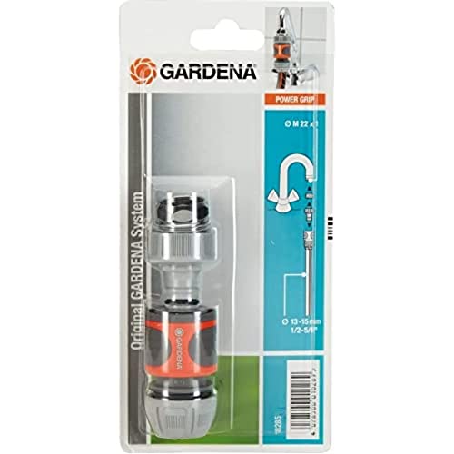 Gardena Schnellanschluss Satz Wasserhahnanschluss Set für den schnellen Anschluss von 13 1 2   und 15 5 8 Wasserschläuchen 18285 20