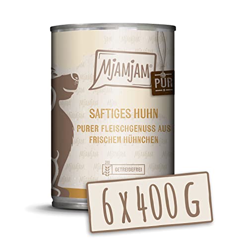 MjAMjAM   für   purer Fleischgenuss   saftiges Huhn pur 6er Pack 6x naturbelassen extra viel Fleisch