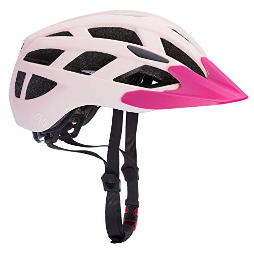 Spielwerk Fahrradhelm Kinder LED Verstellbar S 50-57cm Kinngurt Helm ab 2 Jahren Jungen Mädchen BMX Mountainbike Skateboard Schutzhelm