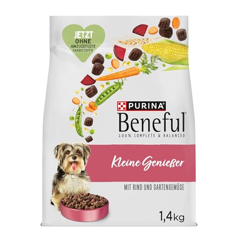 Beneful Kleine Genießer Hundefutter trocken für kleine Rassen mit Rind 6er Pack 6 x 1 4kg