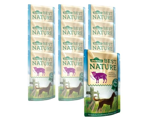 Dehner Best Nature Hundefutter Adult Lamm und Birne mit Haferflocken im Beutel 12 x 150 g 1.8 kg