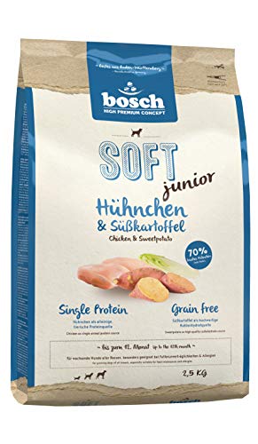  SOFT Junior Hühnchen Süßkartoffel halbfeuchtes wachsende aller Single Protein Grain Free 1x 2.5