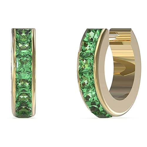 GUESS Damen-Creolen Edelstahl One Size Gold Grün 32024311