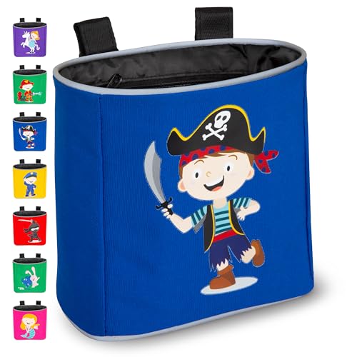 GRINSEZWERGE Lenkertasche Laufrad Fahrrad Fahrradtasche Laufradtasche Lenkerkorb Dreirad Scooter Roller Tasche Zubehör Kinderfahrrad Paolo Pirat