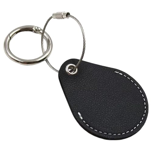 Tracker-Halter Schlüsselanhänger Hunde-Tracker-Halter PU-Leder-Tracker-Hülle Schützendes GPS-Gehäuse-Schlüsselanhänger-Zubehör schützender Tracker-Halter-Schlüsselanhänger für Artikelfinder