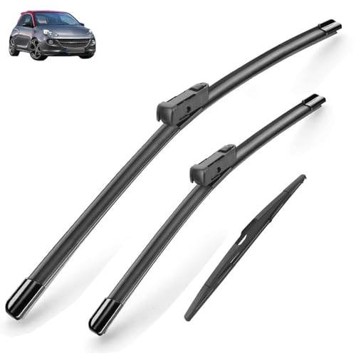 Vorne und Hinten Wischer Set Für Opel Adam 2012-2019 2013 2014 2015 beschichtet scheibenwischer klinge 26 16 14 Left hand drive