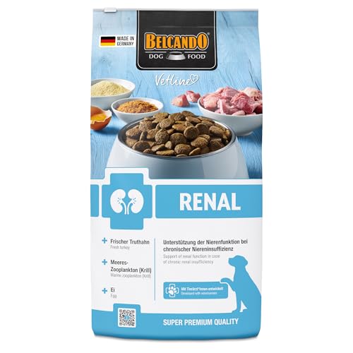 BELCANDO Vetline Renal Diätfutter 1 8 kg Trockenfutter bei Niereninsuffizienz akut chronisch Unterstützt die Nierenfunktion Made in Germany