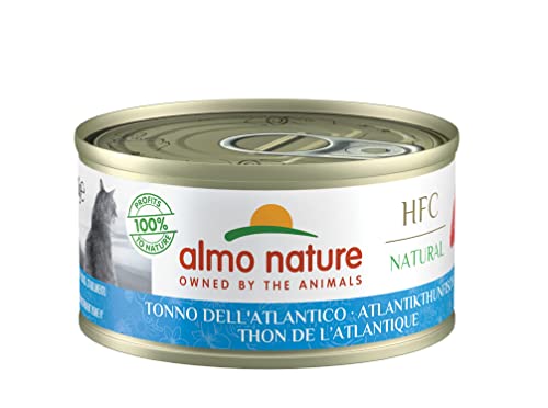 Almo Nature HFC Natural Katzenfutter nass -Atlantikthunfisch 24er Pack 24 x 70g