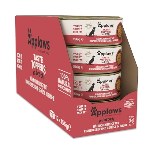  Premium Natürlich für Adult Hühnerbrust Rinderleber Gemüse Brühe 12x 156g Dose