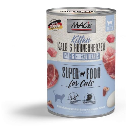  s Kitten Kalb Hühnerherzen 6x400 g