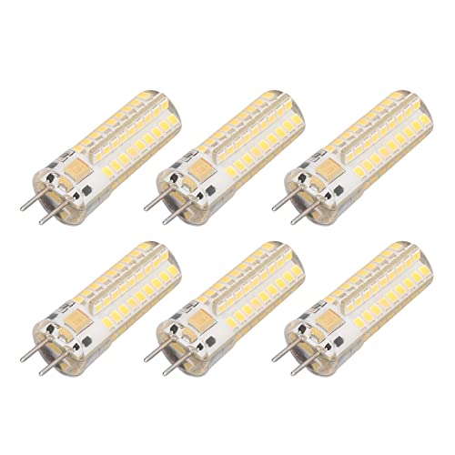 Haofy 6 Stück GY6.35 LED Birne 7W AC DC12V 700lm 72 LEDs 360 Grad LED Mais Glühbirne für Pendelleuchten Deckenleuchten Mais Glühbirne LED Glühbirne 2