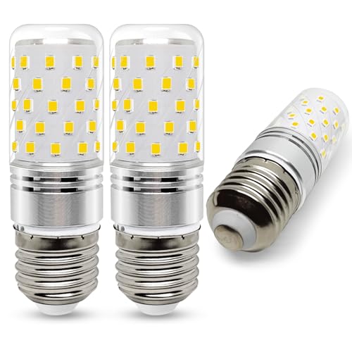 wossluck E27 LED Warmweiss Glühbirne 6 Watt 600 Lumen LED Lampe E27 ersetzt 60W Halogenlampe A60 Leuchtmittel Warmweiß - 3000 Kelvin 3 Stück