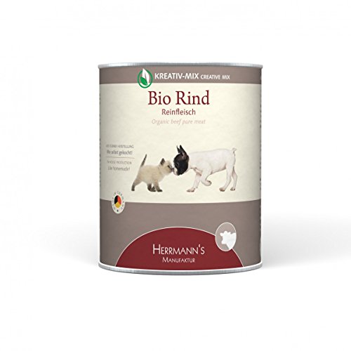 Herrmann s Herrmanns Hundefutter Reinfleisch Bio-Rind 800g 6 x 800 g