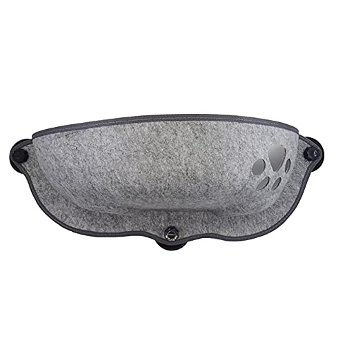  Fensterplatz Window Lounger 1PC Katzenstreu 3PC Saugnapf 1PC Kissen Sonnenbad Katzenbett Haustierbett für Haustier klein Hund Kaninchen oder andere Kleintiere