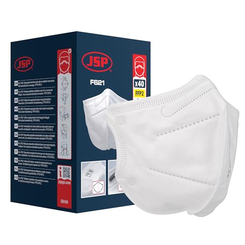 JSP Einwegmaske FFP2 F621 vertikal gefaltet flach 40 Stück BGV120-000-Q00