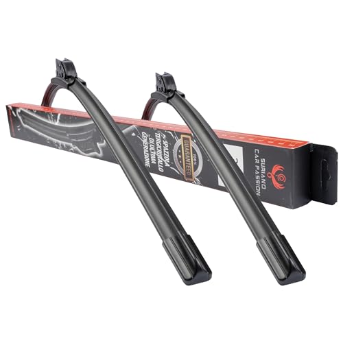 Scheibenwischer Vorne Kompatibel mit AUDI Q3 8U 10 2011-2018 und Q5 8R 80A 11 2008-2023 60 cm und 50 cm - Neues Aero-Flat-Set