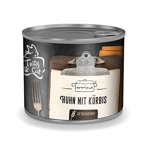  Terrine für Huhn mit Kürbis 6x 180g. in Soße