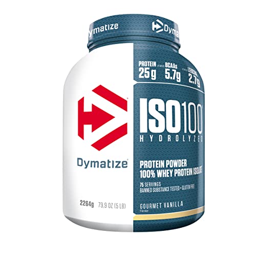 Dymatize ISO 100 Gourmet Vanilla 2264g   Hydrolysat Isolat