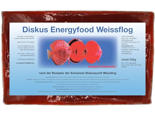 Energyfood Weissflog Diskusfutter Sparpaket 10x 500g Frostfutter 10x Doppelt