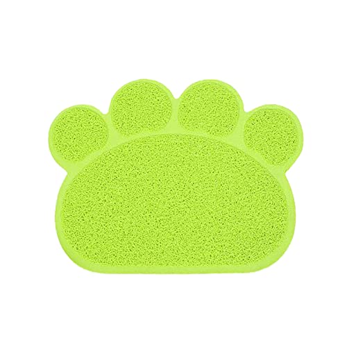  Set Wurf klein  Streu Streu Tier waschbar Kontrolle für Abfälle Indoor Boxen Kätzchen Chaos Futter Hunde Green One Size