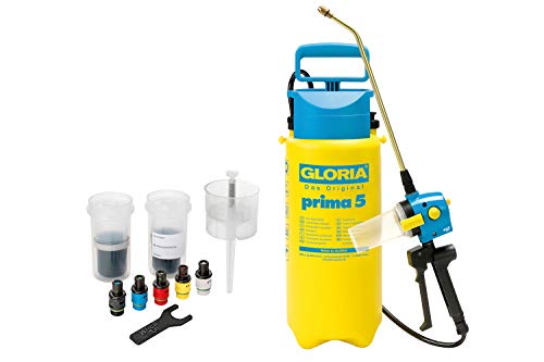 GLORIA Klick Go Refill Komplettsystem Gartenspritze mit Pflanzenschutz-Mischsystem 5 L Drucksprüher