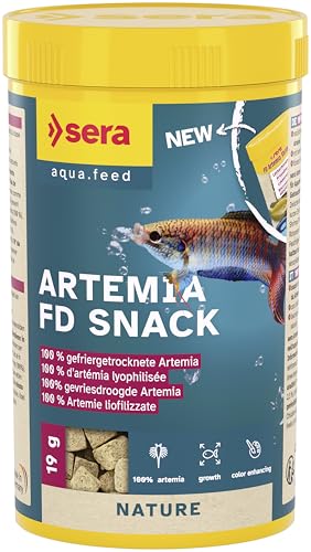 sera FD Shrimps Nature 250 ml   Der Leckerbissen für ein gesundes Wachstum   Fischfutter fürs Aquarium mit sehr hoher Verwertbarkeit und somit weniger Algen