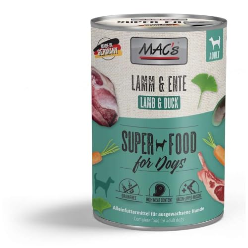MAC s Dog mit Lamm Ente 6 x 400 g