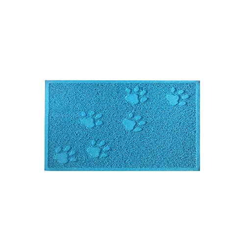GFEU Katzenstreutablett Wasserdicht Anti Rutsch Haustier FÃ¼tterungsmatte Pad fÃ¼r Kitty Hund Blau