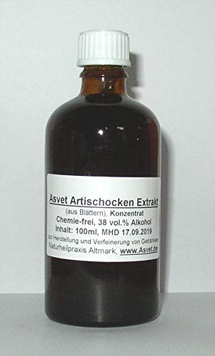 100ml Artischocken Tinktur Tropfen Artischockenblätter Zubereitung ohne Chemie handgemacht 100% und natürlich