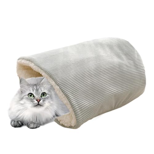 Katzen-Winterschlafsack Katzenschlafsack - Katzenbett Katzennest Kleines Hundebett Katzensack-Kätzchenbett Katzenhöhlenbett gemütliches Haustiernest warmes weiches Bett für Welpenkätzchen im Inn