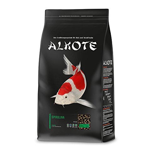 AL-KO-TE 1-Jahreszeitenfutter für Kois Sommer Schwimmende Pellets 6 mm Hauptfutter Spirulina 7% 3 kg