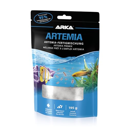  Eier Komplett Set 195g für im Aquarium hohe Schlupfrate bis 95 % ideales für Jungfische Korallen Wirbellose sofort einsatzbereit ARKA