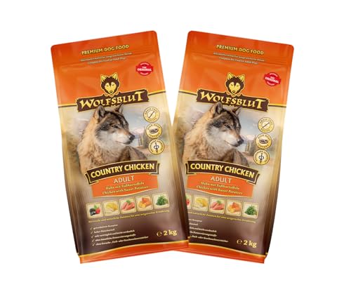 Wolfsblut Hund Adult Trockenfutter Multi Bundle Mix Paket Sparpaket 2 x 2 kg Verschiedene Sorten 2 x 2 KG Country Chicken