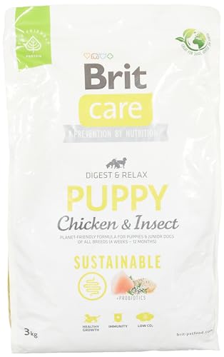 BRIT Care Dog Sustainable Puppy Chicken Insect - Dry Dog Food - 3 kg