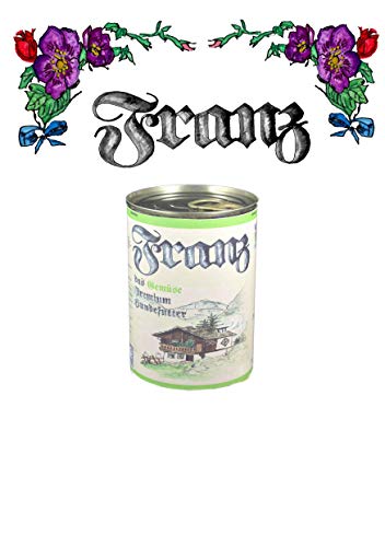 zumFranz Vegetarisches Premium Hunde Ergänzungsfutter frisches Gemüse 1 GRÜN