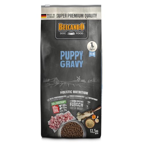 BELCANDO Puppy Gravy 12 5 kg Welpenfutter Trockenfutter für Welpen Alleinfuttermittel für Welpen bis 4 Monate