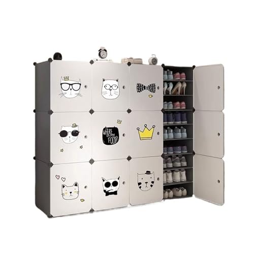 Kx9Lb8d Freistehende Schuhregale Einfacher Schuhschrank for den Innenbereich große Kapazität staubdicht mehrschichtig wirtschaftliche Montage Schuhregale