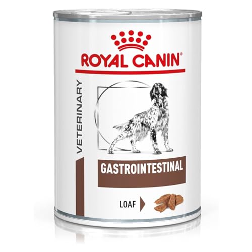 Royal Canin Veterinary Gastrointestinal Mousse 12 x 400 g Diät-Alleinfuttermittel für ausgewachsene Hunde Zur Unterstützung bei akuten Resorptionssto rungen des Darms