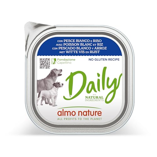 almo nature Hundefutter nass PFC Daily mit Weissfisch und Reis 300g 0 g