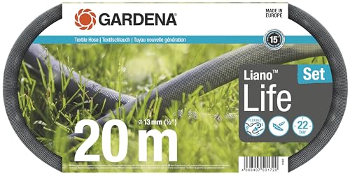  Liano Life Textilschlauch 1 2 20m Set Hochflexibler Textilgewebe PVC Innenschlauch kein Abknicken leichtgewichtig wetterbeständig 18450 Updated