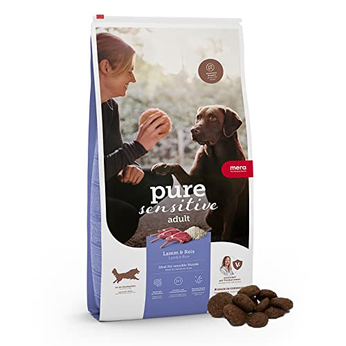 Pure Sensitive Lamm Hundefutter trocken für Sensible aus Lamm Futter für ausgewachsenen Hund ohne Weizen Zucker 4 kg
