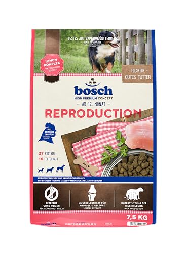 bosch HPC Reproduction Hundetrockenfutter für hochtragende und säugende Hündinnen 1 x 7.5 kg