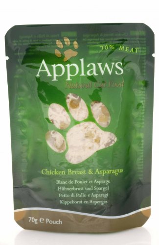 12er Pack Applaws Frischebeutel Hühnchen Spargel 70g