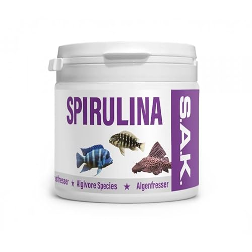 SAK Spirulinaöße 1   Tropheus L Welse Diskus und andere Zierfische 150 Dose