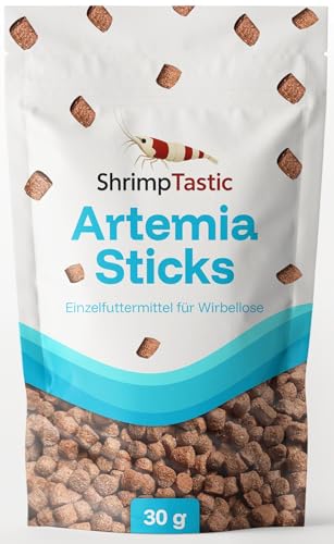 Artemia-Sticks 30g für Garnelen Welse Krebse Schnecken Wirbellose
