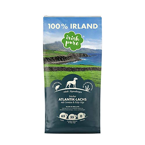 Irish Pure Hypoallergenes Adult 1 5kg Atlantik Lachs Kelp Alge Gemüse Hoher Fleischanteil Getreidefrei Sensitiv Hundetrockenfutter Für alle