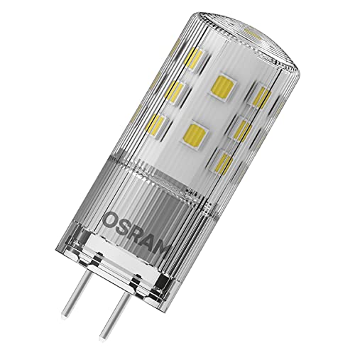 Osram Dimmbare PIN Lampe mit GY6.35 Sockel Warmweiss 2700K 320 Lumen klares Glas Single Pack