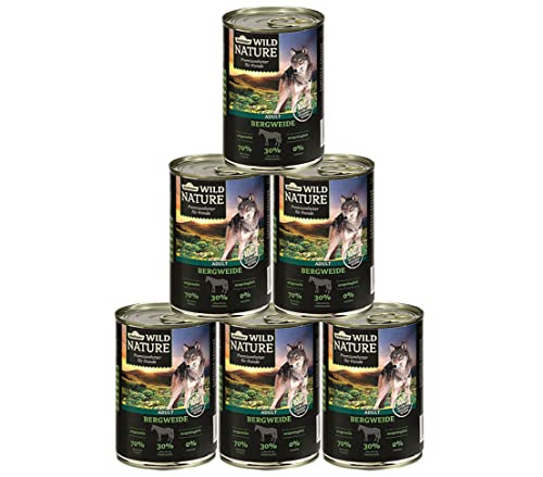  Wild Nature Bergweide getreidefrei zuckerfrei für ausgewachsene Pferd 6x 400g Dose 2.4