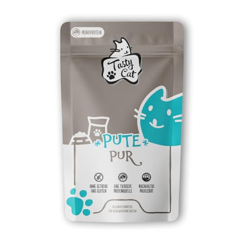 Tasty Nassfutter für Pute pur 12x 125g. getreidefrei zuckerfrei Monoprotein