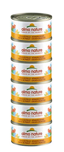 almo nature Megapack Katzenfutter nass - Hühnerschenkel- 6er Pack 6x70g